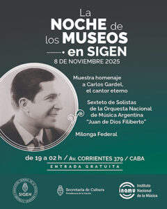 Gardel Noche de los Museos 2