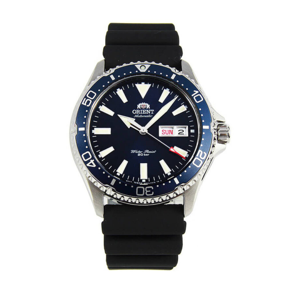 Orient RA-AA0006L- correa de silicona negra