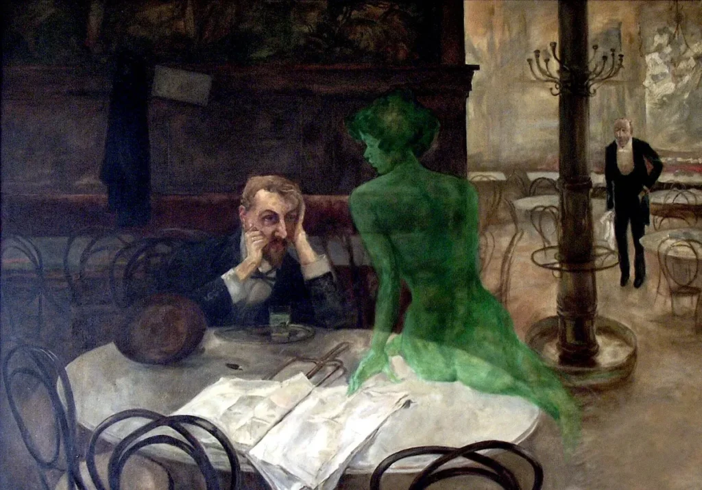 Piják absintu - Bebedor de Absenta - Bebiendo Placeres