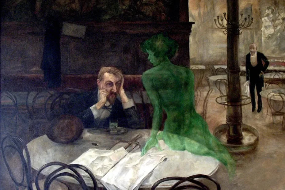 Piják absintu - Bebedor de Absenta - Bebiendo Placeres