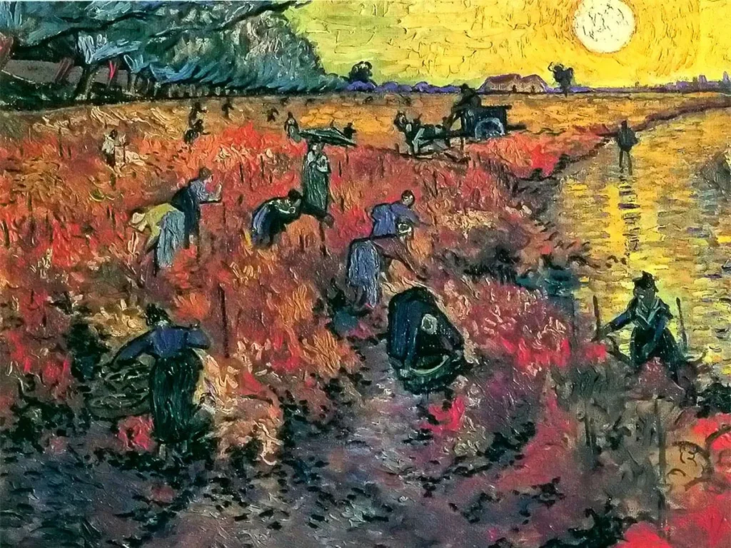 La-Vigne-Rouge-Vincent-Van-Gogh - Bebiendo Placeres