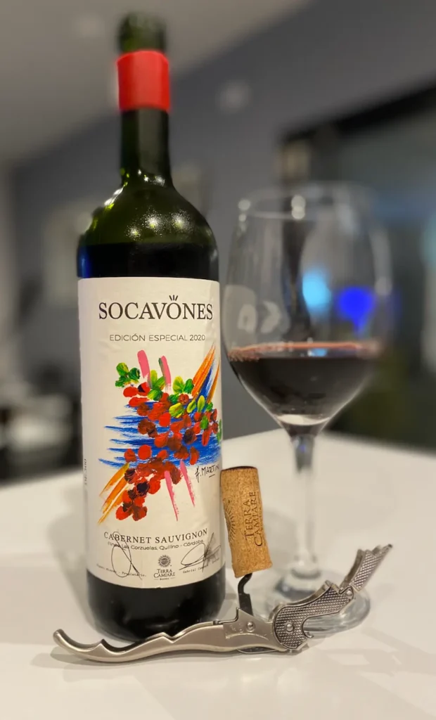 Socavones Cabernet Edición Especial 2020 Reserva. Botella 35 de 500